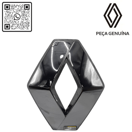 RN 02376R 628902376R EMBLEMA DA GRADE DIANTEIRA DUSTER - 1